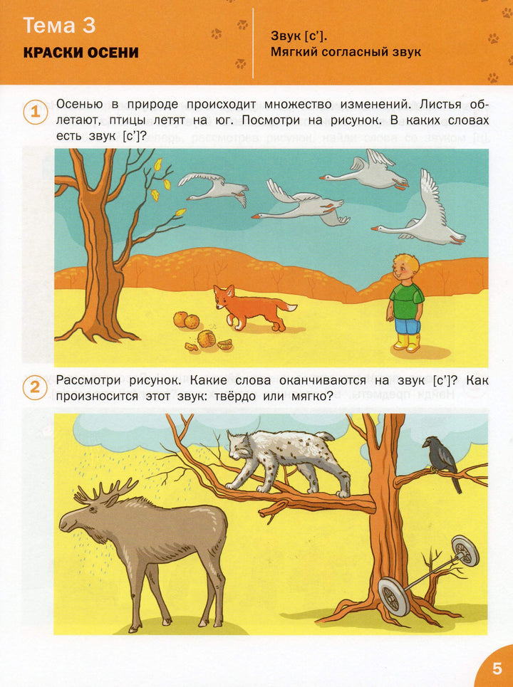 Осваиваем грамоту. Оранжевый котенок. Рабочая тетрадь 4+-Медов В.-Вакоша-Lookomorie