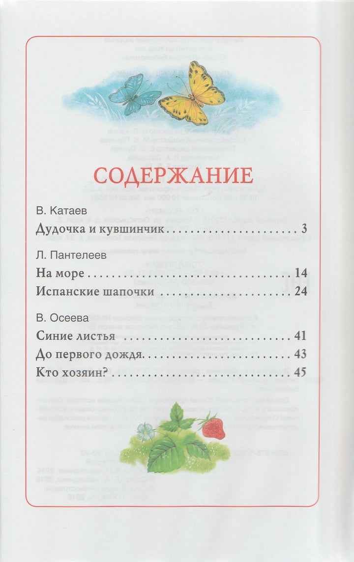 Дудочка и кувшинчик. Рассказы-Катаев В.-Росмэн-Lookomorie