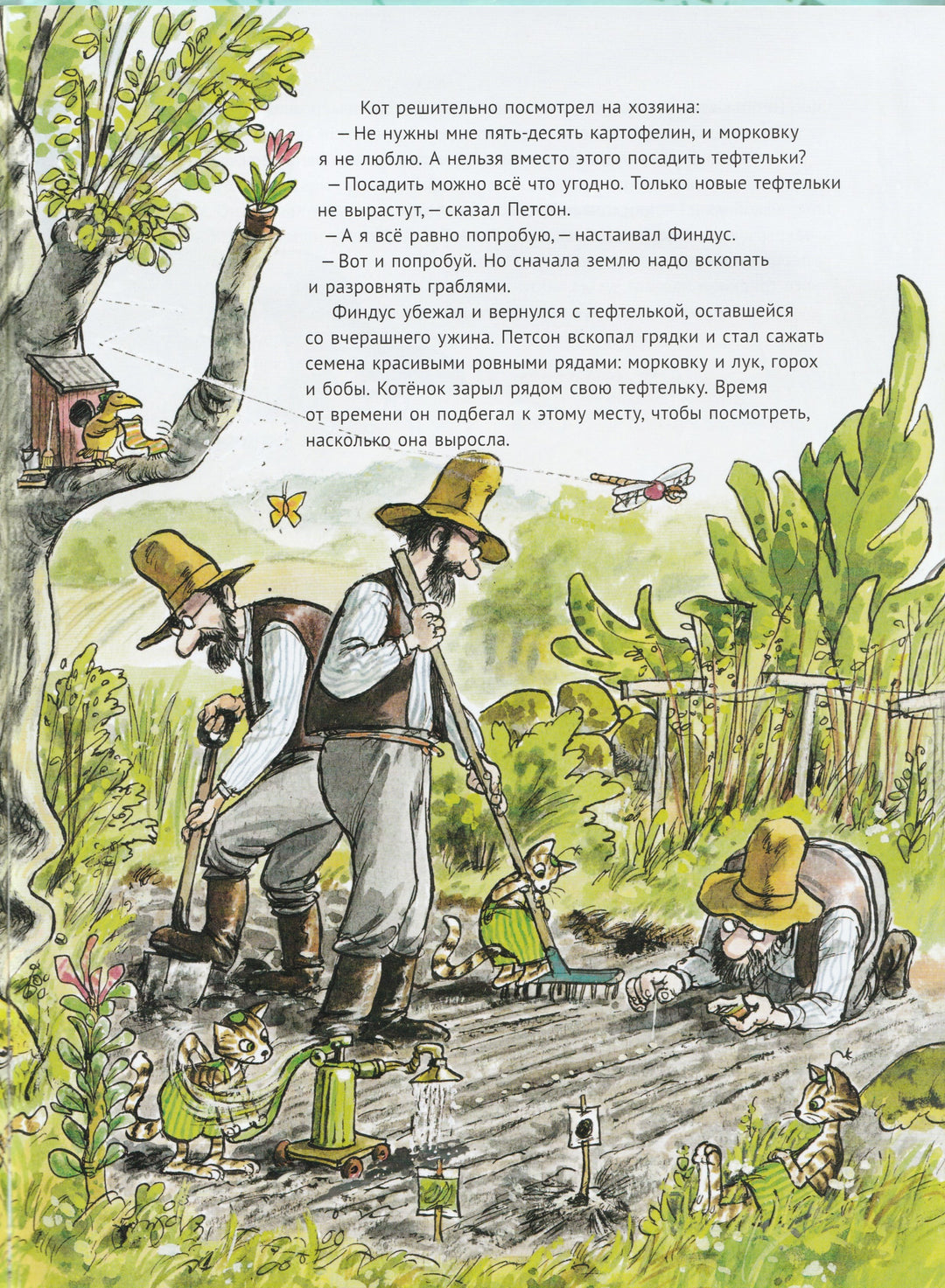 С. Нурдквист. Переполох в огороде-Нурдквист С.-Альбус корвус-Lookomorie