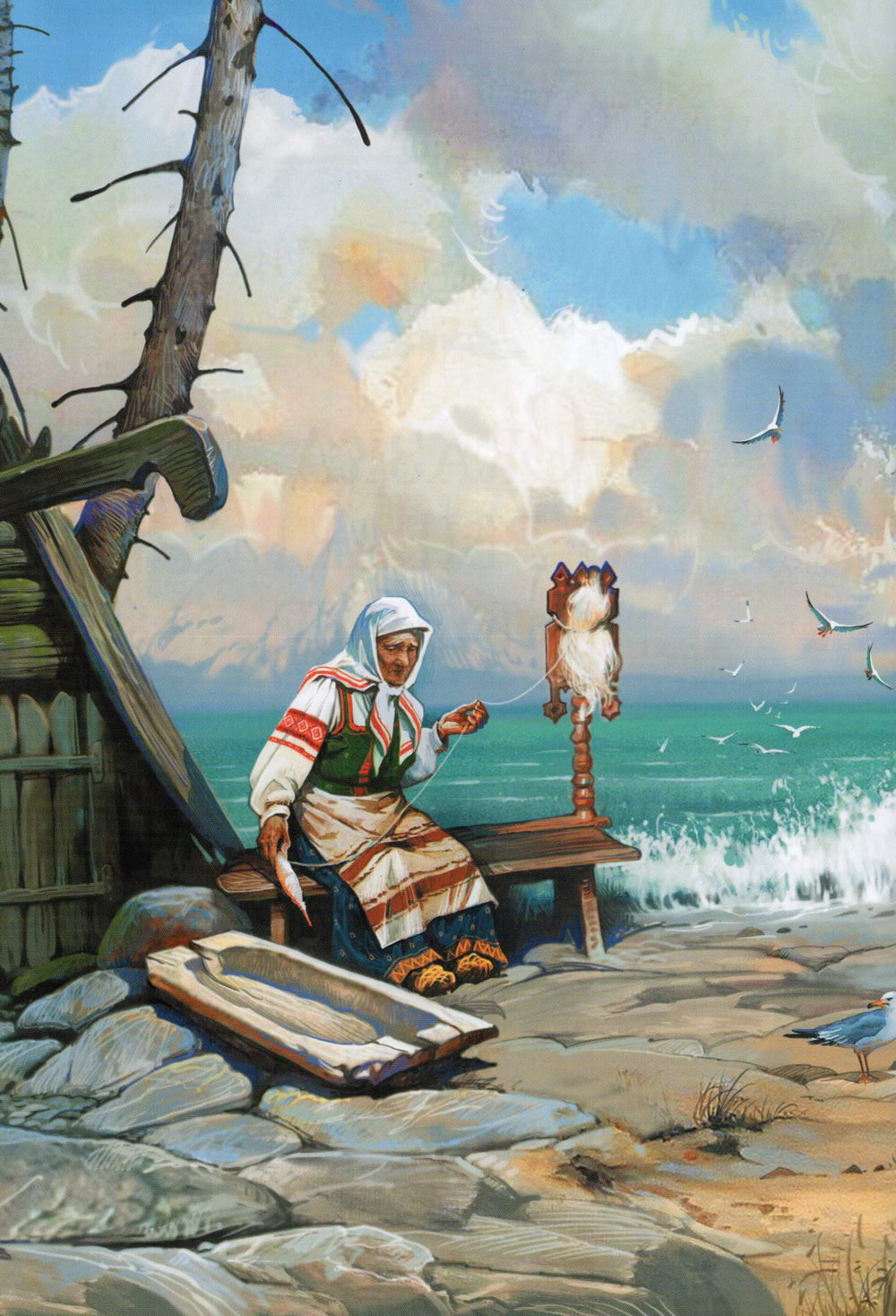 Сказка о рыбаке и рыбке-Пушкин А. С.-Вакоша-Lookomorie
