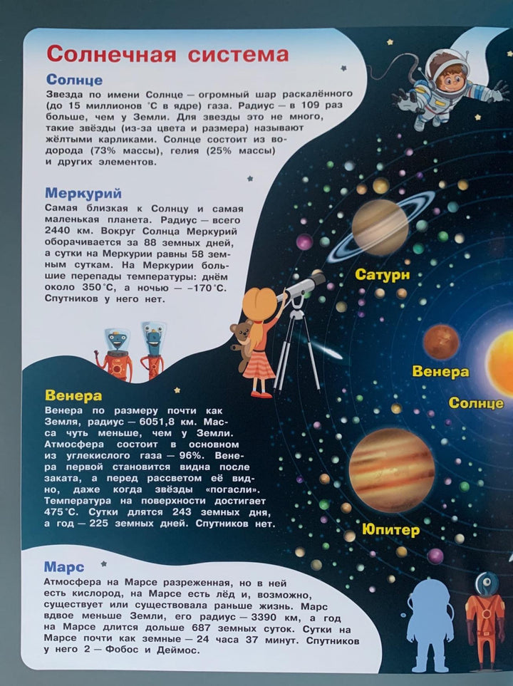 Космос. Моя первая энциклопедия с наклейками-Шехтман В.-Вакоша-Lookomorie