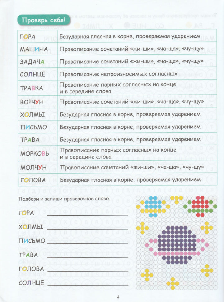 Буквенные раскраски. Орфограммы-Полякова Н.-Планета-Lookomorie