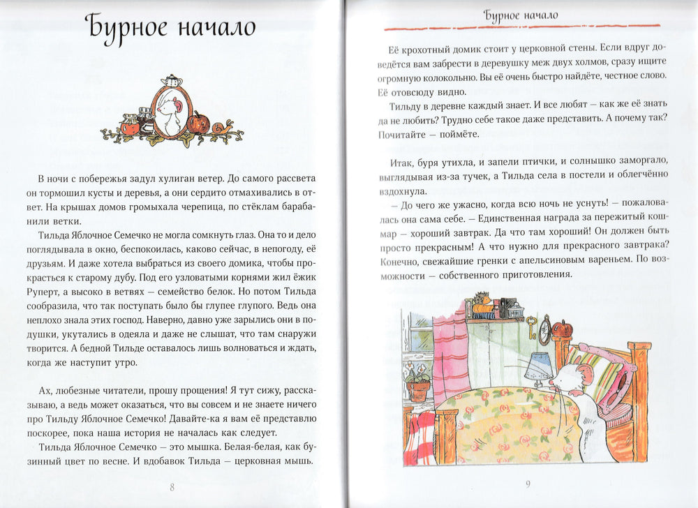 Тильда яблочное семечко. Чудесные истории из переулка, где растет шиповник (5-е издание)-Шмахтл Андреас Х.-Манн, Иванов и Фербеp-Lookomorie