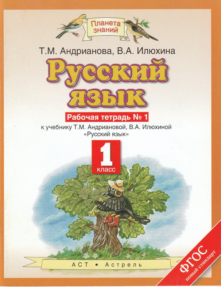 Русский язык 1 класс. Рабочая тетрадь 1-Андрианова Т.-Аст-Lookomorie