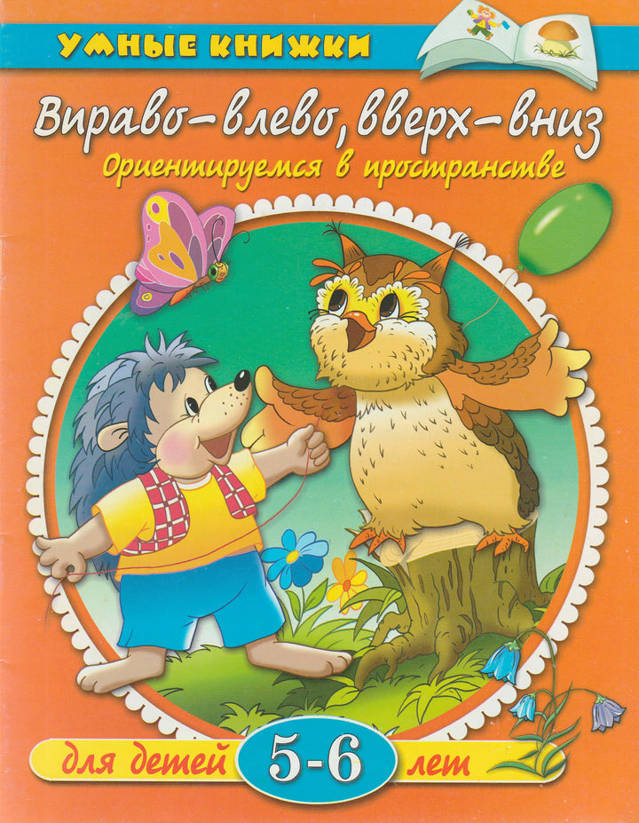Вправо-влево, вверх-вниз. Ориентируемся в пространстве (5-6 лет)-Земцова О.-Махаон-Lookomorie