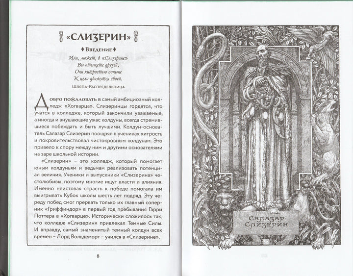 Гарри Поттер и философский камень. 20 лет волшебства. Слизерин-Роулинг Дж.К.-Махаон-Lookomorie