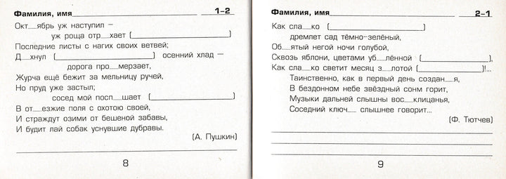 Шклярова Т. Русский язык. 4 кл. Сборник самостоятельных работ "Вставь букву!"-Шклярова Т.-Грамотей-Lookomorie