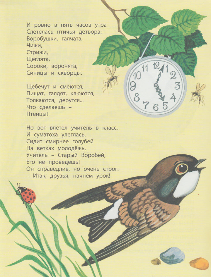 Борис Заходер. Птичья Школа. Новые старые книжки-Заходер Б.-Энас-Книга-Lookomorie