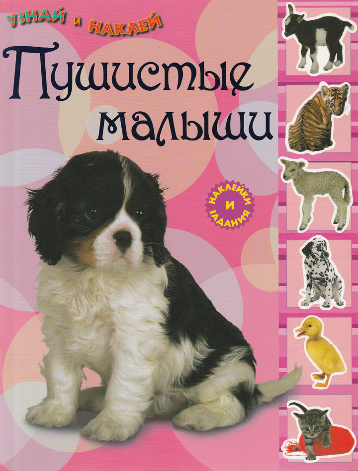 Пушистые малыши. Узнай и наклей. Наклейки и задания-Коллектив авторов-Лабиринт-Lookomorie